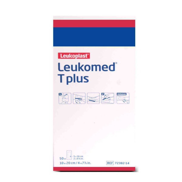 Leukomed T Plus 10cm x 20cm Bsn Emici Pedli Transparan Film Sargı (Su Geçirmez) 50li Kutu - Image 2