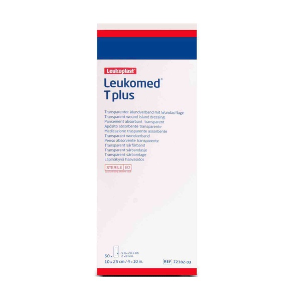 Leukomed T Plus 10cm x 25cm Bsn Emici Pedli Transparan Film Sargı (Su Geçirmez) 50li Kutu - Image 2