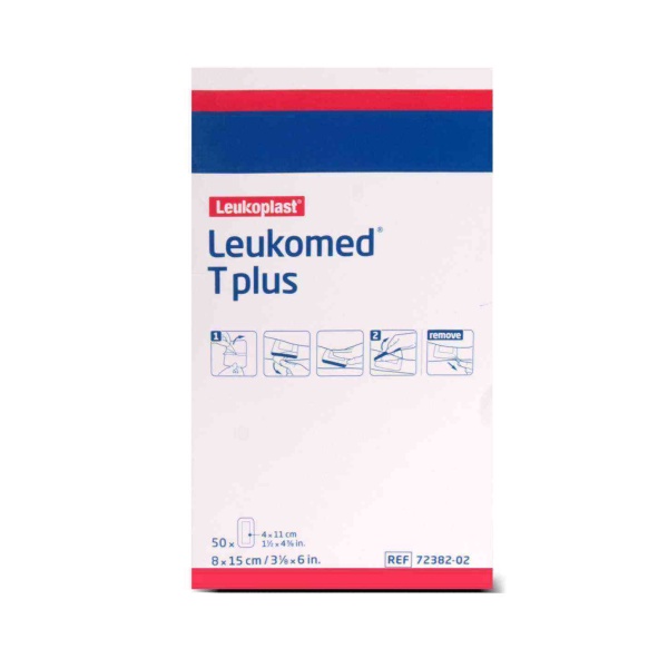 Leukomed T Plus 8cm x 15cm Bsn Emici Pedli Transparan Film Sargı (Su Geçirmez) 50li Kutu - Image 2