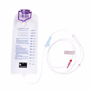 Enteral Beslenme Torbası (1200 mL, Y-Konnektörlü)